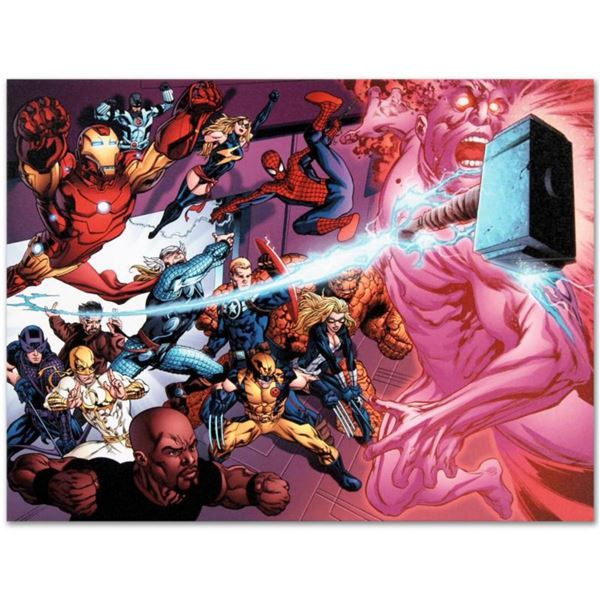 Marvel Comics "Avengers Academy #11" Numbered Limited Edition Giclee on Canvas by Tom Raney with COA