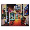 Image 1 : Ferjo, "Surreal Room with Masked Dali" Limited Edition on Canvas, Numbered and Signed with Letter of