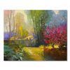 Image 1 : Ming Feng, "Pathway to the Bridge" Original Oil Painting on Canvas, Hand Signed with Letter of Authe