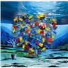 Image 1 : Vera V. Goncharenko- Original Painting on Cutout Steel and Board "Deep Sea Love"
