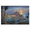 Image 1 : Robert Finale, "Vernazza Sunset" Hand Signed, Artist Embellished Limited Edition on Canvas with COA.