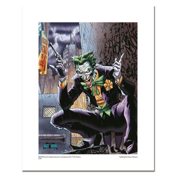 "Joker" Numbered Limited Edition Giclee from DC Comics & Jim Lee with COA