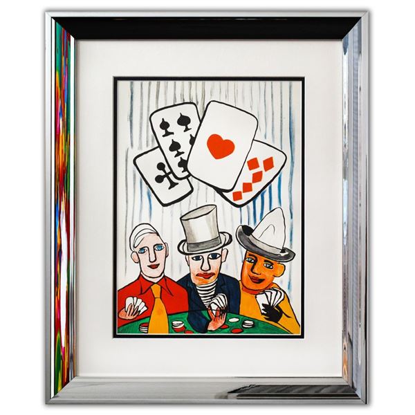 Alexander Calder- Lithograph  DLM212 - Joueurs de cartes I 