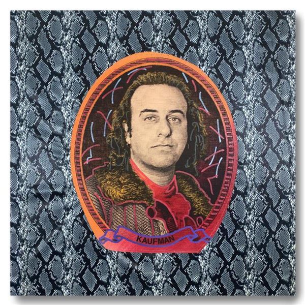 Steve Kaufman (1960-2010), "Steve Kaufman" Hand Signed and Numbered Limited Edition Hand Pulled silk