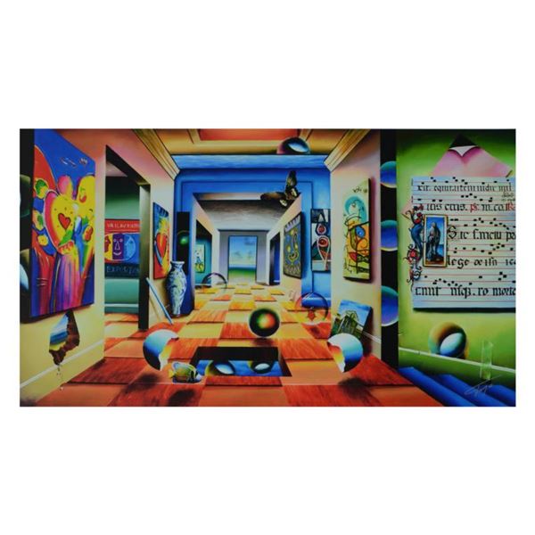 Ferjo, "A Room of Genius" Limited Edition on Canvas, Numbered and Signed with Letter of Authenticity