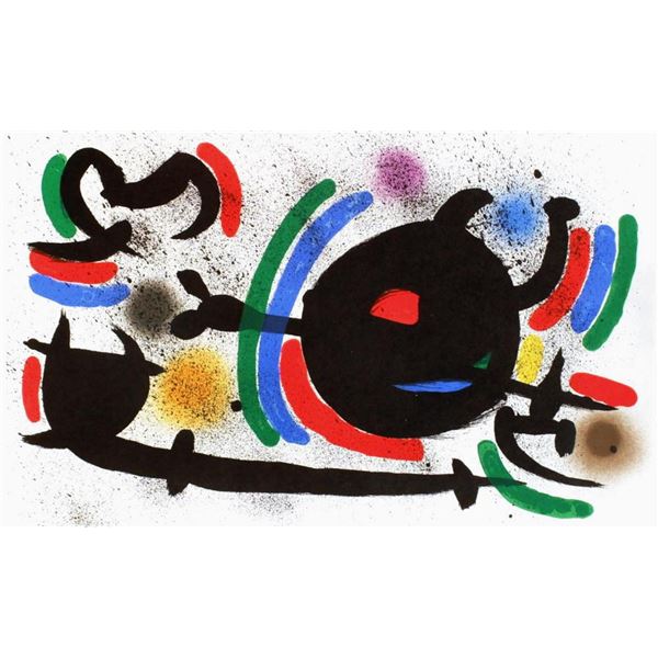 Joan Miro- Lithograph  Miro lithographe I-13 