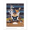 Image 1 : "At the Plate (Mariners)" Numbered Limited Edition Giclee from Warner Bros. with Certificate of Auth