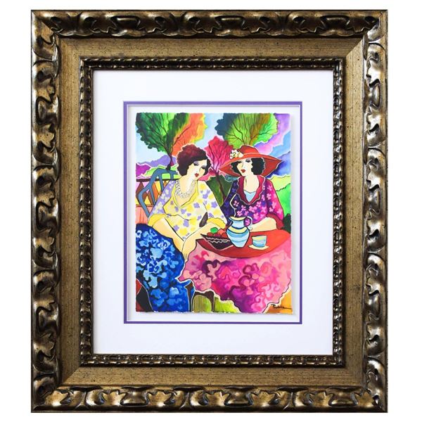 Patricia Govezensky- Original Watercolor  Ruth & Sarah 