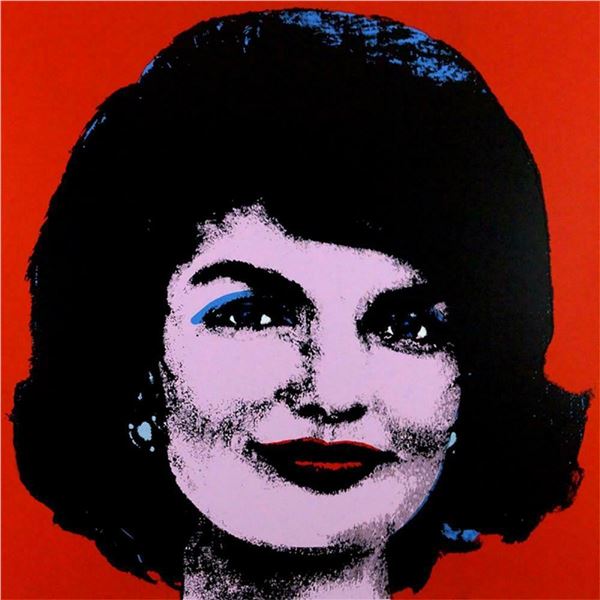 Andy Warhol- Screenprint in colors  Jackie 