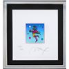 Image 2 : Peter Max- Original Lithograph "Star Catcher on Blue (Mini)"