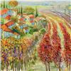 Image 2 : Vadik Suljakov, "Harvest in Tuscany" Original Oil Painting on Canvas, Hand Signed with Letter of Aut