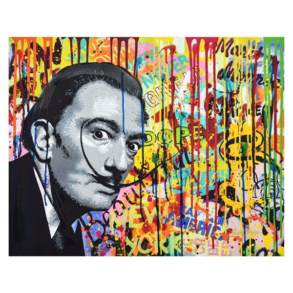 Nastya Rovenskaya- Mixed Media  Dali like Mustache 