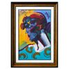 Image 1 : Peter Max- Original Mixed Media "Palm Beach Lady"