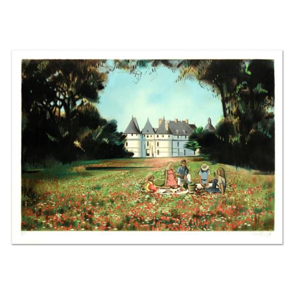 Robert Vernet Bonfort,  The Picnic  Limited Edition Lithograph, Numbered and Hand Signed.