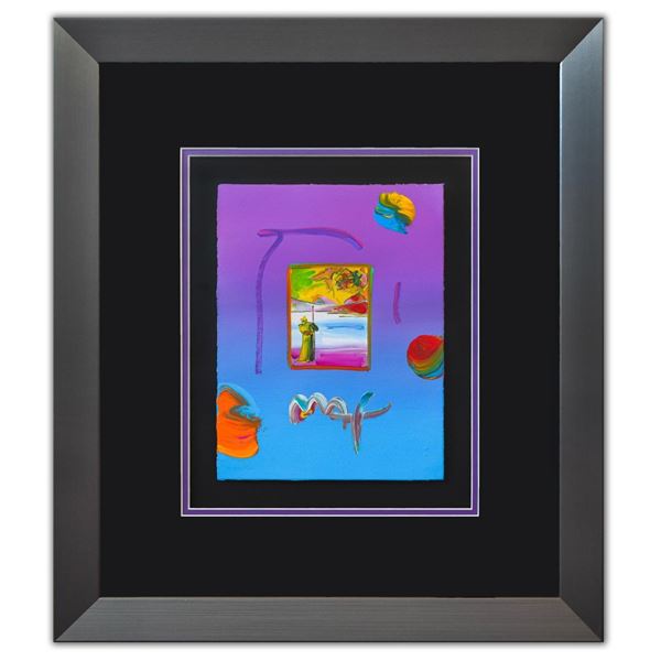 Peter Max- Original Mixed Media  Sage and Profile 2005 Ver. I #327 