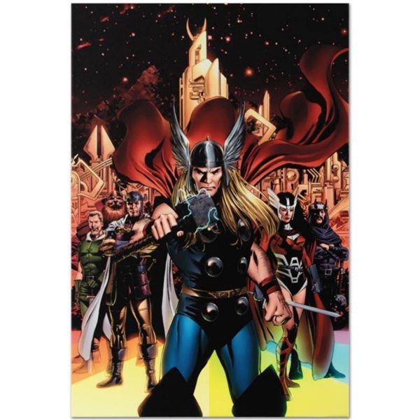 Marvel Comics  Thor #82  Numbered Limited Edition Giclee on Canvas by Steve Epting with COA.