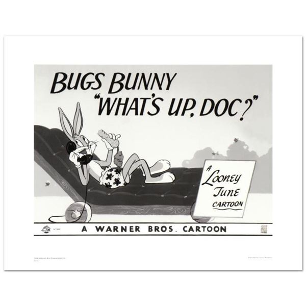  What's Up Doc, Bugs Bunny  Limited Edition Giclee from Warner Bros., Numbered with Hologram Seal an