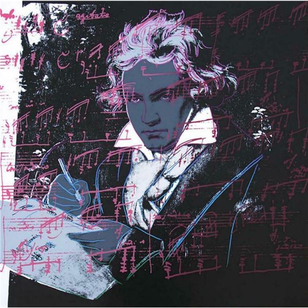 Andy Warhol- Screenprint in colors  Beethoven 391, 1987 