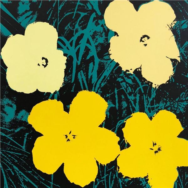 Andy Warhol- Silk Screen  Flowers 11.72 