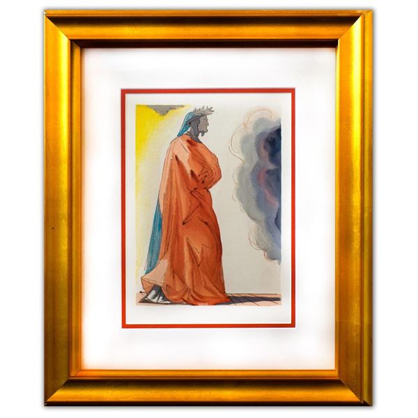 Salvador Dali- Original Color Woodcut on B.F.K. Rives Paper "Paradise 1"