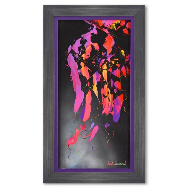 Jim Warren, "Let It Go" Framed Original Painting on Canvas, Hand Signed with Letter of Authenticity.