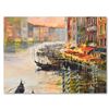 Image 1 : Marilyn Simandle, "Canal at Dusk" Limited Edition on Canvas, Numbered and Hand Signed with Letter of