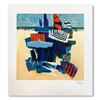 Image 1 : Claude Fauchere, "Beach Hideout" Hand Signed Limited Edition Serigraph on Paper with Letter of Authe