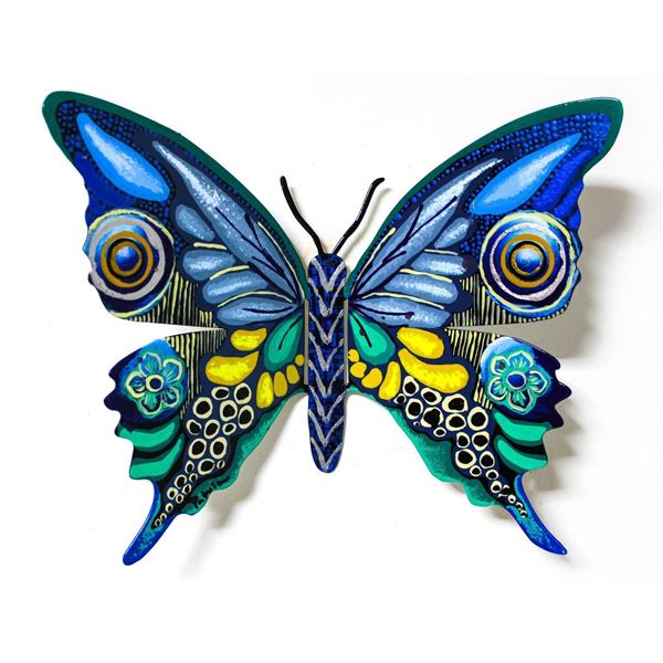 Patricia Govezensky- Original Painting on Cutout Steel "Butterfly CCXCV"