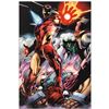 Image 1 : Marvel Comics "Iron Man/Thor #2" Numbered Limited Edition Giclee on Canvas by Scot Eaton with COA.