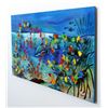 Image 2 : Vera V. Goncharenko- Original Painting on Cutout Steel and Board "Ocean Life"