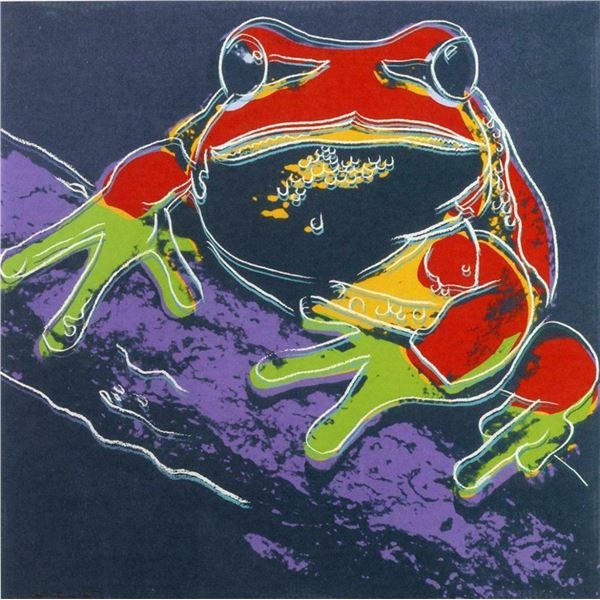 Andy Warhol- Screenprint in colors  Pine Barrens Tree Frog 