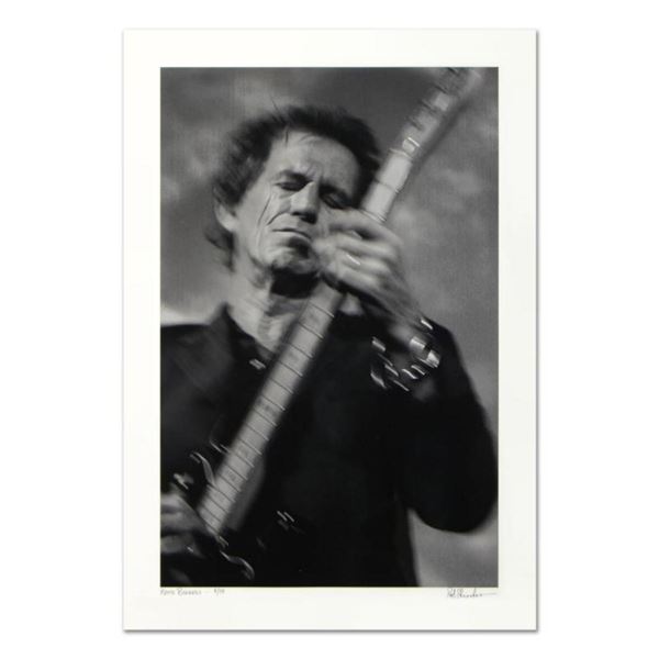 Rob Shanahan,  Keith Richards  Hand Signed Limited Edition Giclee with Certificate of Authenticity.