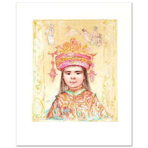 "Oriental Daydream" Limited Edition Lithograph by Edna Hibel (1917-2014), Numbered and Hand Signed w