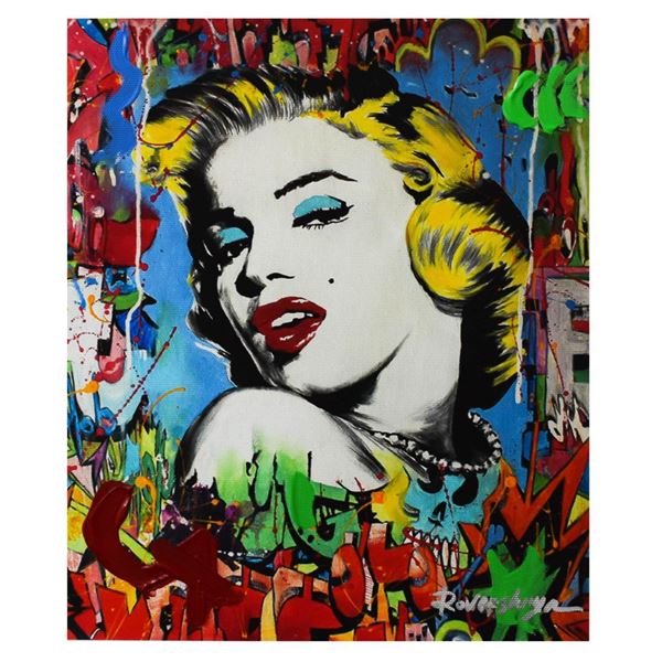 Nastya Rovenskaya- Mixed Media "Marilyn Monroe I"