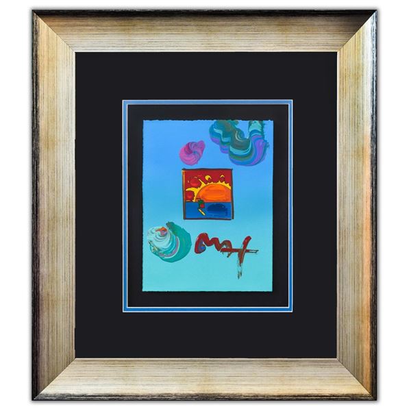 Peter Max- Original Mixed Media "Sunrise Sail 2006 Ver. I #95"
