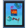 Image 2 : Peter Max- Original Mixed Media "Sunrise Sail 2006 Ver. I #95"