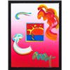 Image 2 : Peter Max- Original Mixed Media "Better World Ver. I #59"