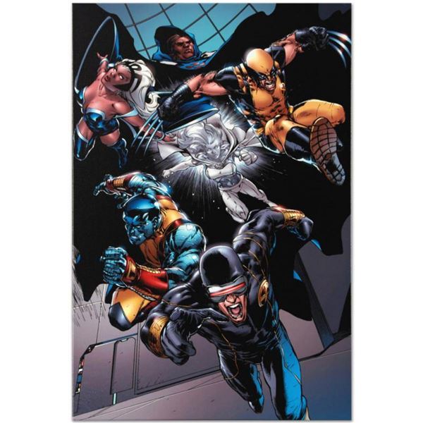 Marvel Comics  X-Men vs. Agents of Atlas #1  Numbered Limited Edition Giclee on Canvas by Carlo Pagu