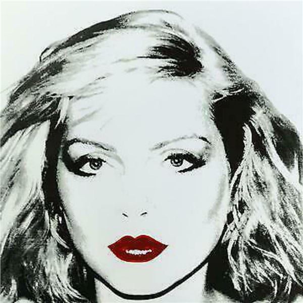 Andy Warhol- Screenprint in colors  Debbie Harry White 1980 