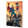 Image 3 : DC Comics, "DC Universe Rebirth" Numbered Limited Edition Giclee on Canvas by Jim Lee with COA.