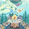 Image 2 : Melanie Taylor Kent, "Winter Olympics Games" Limited Edition Serigraph, Numbered and Hand Signed wit