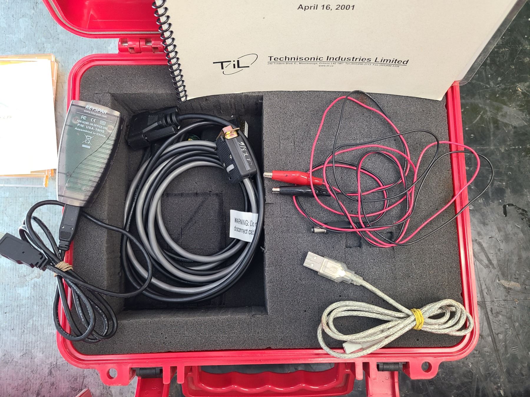 PIB-100 INTERFACE BOX WITH SOFTWARE IN HARD CARRY CASE - Able Auctions