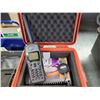 Image 2 : IRIDIUM 9505 PORTABLE SATELLITE PHONE WITH CHARGERS IN HARD CARRY CASE