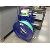 Image 1 : BLUE ULINE MOBILE BANDING CART WITH BANDS, CLIPS AND TOOLS