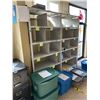 Image 1 : 2 BAYS OF EZ-RECT STYLE PARTS SHELVING 84"H X 36"W X 18"D ( HELICOPTER PARTS NOT INCLUDED )