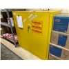 Image 1 : YELLOW FLAMMABLE LIQUIDS STORAGE CABINET 44"H X 43"W X  18"D