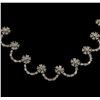 Image 2 : 9.02 ctw Diamond Necklace - 14KT White Gold