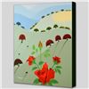 Image 2 : "Pushing Up Roses" Limited Edition Giclee on Canvas by Larissa Holt, Numbered an