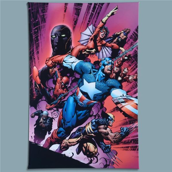 Marvel Comics "New Avengers #12" Numbered Limited Edition Giclee on Canvas by Mi