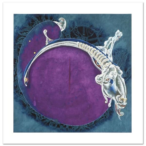 Lu Hong, "Aries" Limited Edition Giclee, Numbered and Hand Signed with COA.